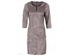 B.p.c sukienka szara zamszowa: r. 36