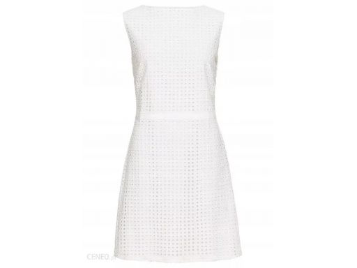 B.p.c sukienka biała ażurowa: r. 38