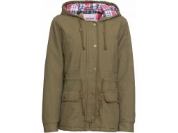 B.p.c kurtka parka zielona krateczka 40