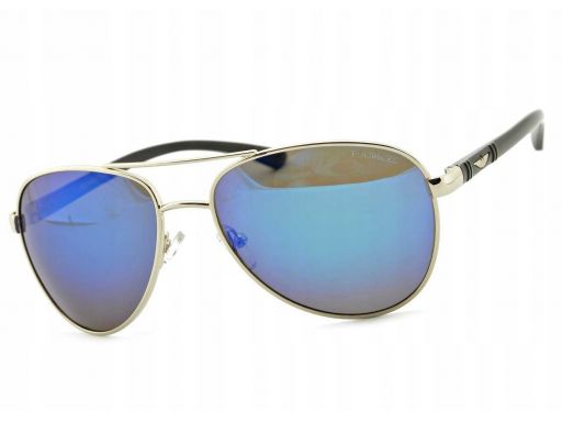 Okulary aviator polaryzacyjne lustrzanki uniseks