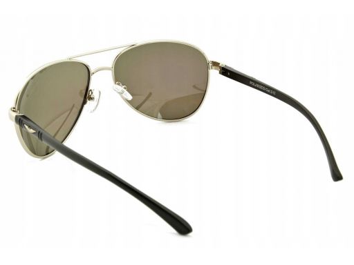 Okulary aviator polaryzacyjne lustrzanki uniseks