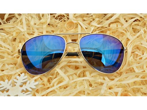 Okulary aviator polaryzacyjne lustrzanki uniseks