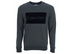 Calvin klein bluza męska, szara, logo xl