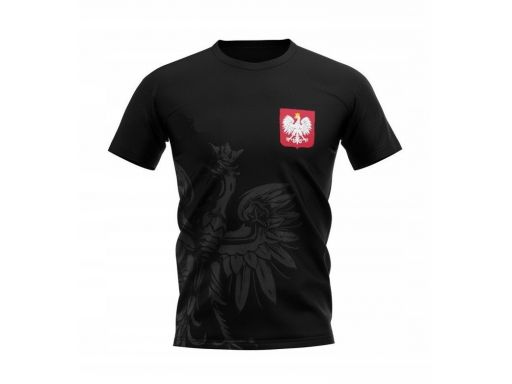 Koszulka sportowa godło czarna xl