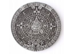 Srebrna klamra do paska majowie kalendarz majów