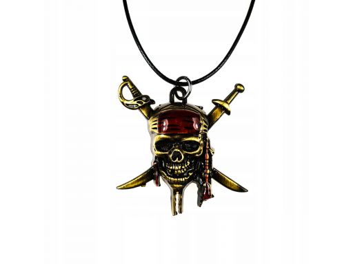 Naszyjnik pirat trupia czaszka piraci z karaibów 2
