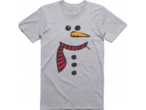 Wyjątkowa koszulka na mikołajki t-shirt bałwan 5xl