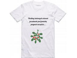 Koszulka męska t-shirt na święta z nadrukiem 4xl