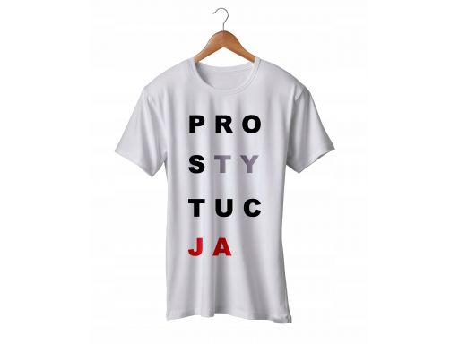 Koszulka męska prostytucja śmieszna konstytucja xl