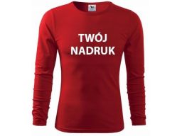 Koszulka tshirt długi rękaw long twój nadruk xxl