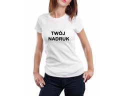 T-shirt damski z twoim nadrukiem xs kolor jakość