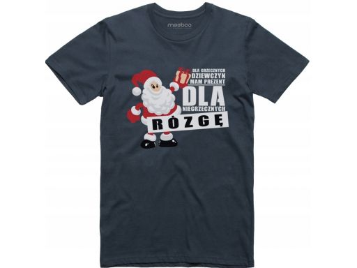 Koszulka tshirt męska prezent na mikołajki rózga s