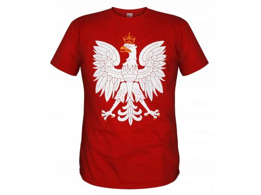 Koszulka patriotyczna orzeł (czerwona) m