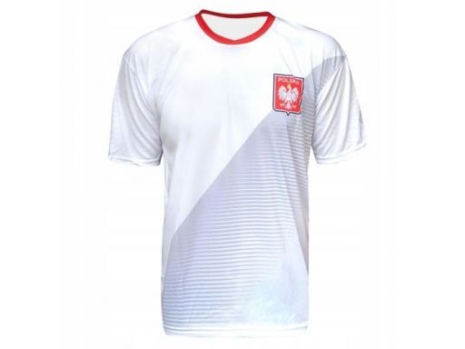 Koszulka piłkarska - polska reprezentacja - biała