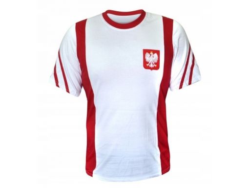 Koszulka patriotyczna polska biało-czerwoni -biała