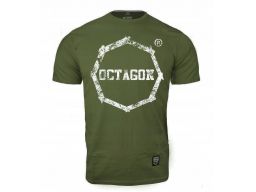 T-shirt męski octagon khaki xl
