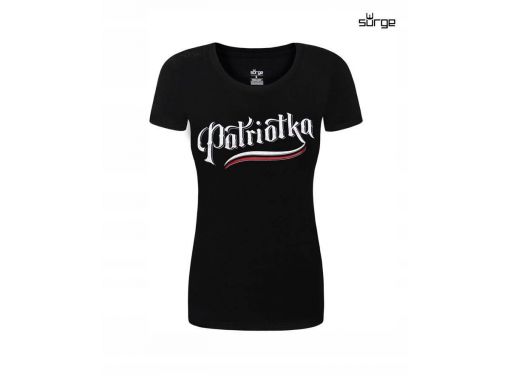Styl koszulka patriotyczna damska patriotka (czarn
