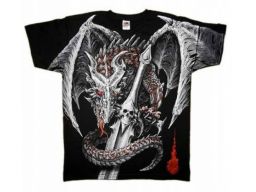 Koszulka fantasy dragon m