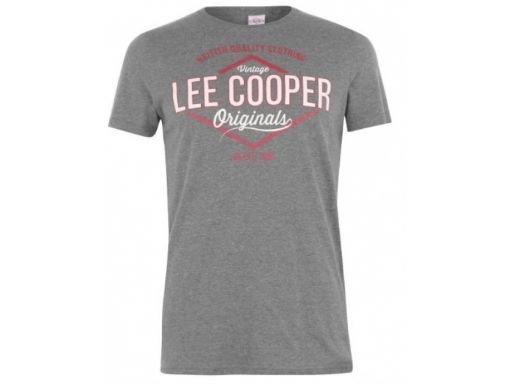 Lee cooper koszulka t-shirt llogo vintage tu: l