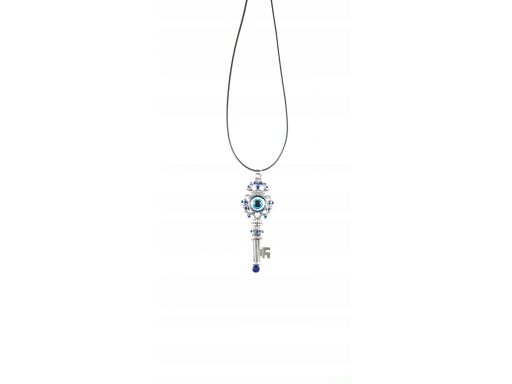 Naszyjnik oko proroka antyczny klucz evil eye