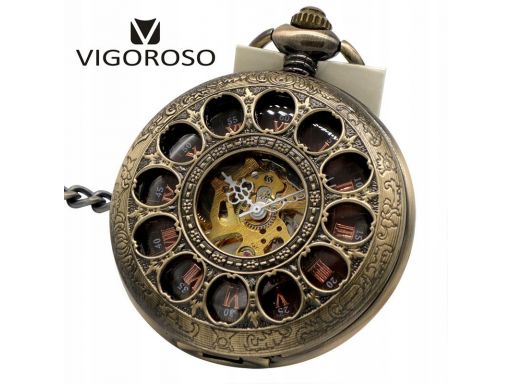 Mechaniczny zegarek kieszonkowy vigoroso #1
