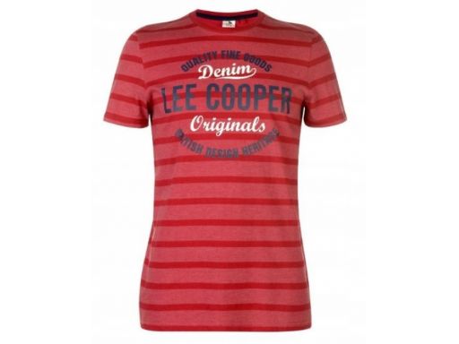 Lee cooper koszulka t-shirt yd ll logo tu: m