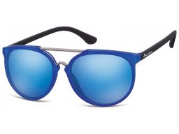 Okulary unisex przeciwsłoneczne aviator granatowe