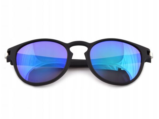 Czarne revo okulary przeciwsłoneczne owalne unisex