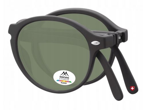 Składane polaryzacyjne okulary unisex lenonki mat