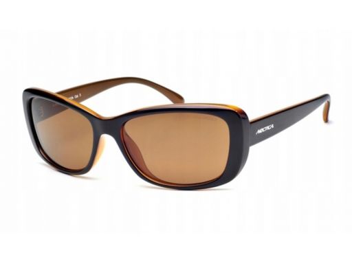 Okulary damskie arctica s-217a polaryzacyjne brąz