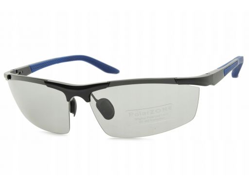 Okulary polaryzacyjne fotochrom sportowe aluminium