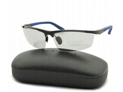 Okulary polaryzacyjne fotochrom sportowe aluminium