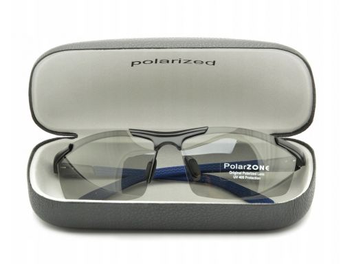 Okulary polaryzacyjne fotochrom sportowe aluminium