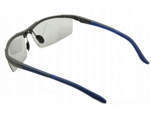 Okulary polaryzacyjne fotochrom sportowe aluminium