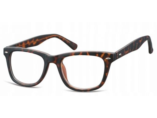 Zerówki okulary oprawki damskie męskie black-red