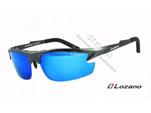 Okulary lozano lz-302b polaryzacyjne lustrzane