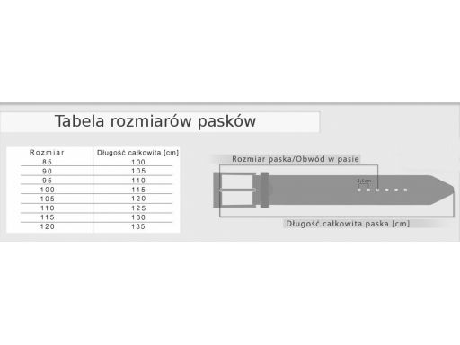 Pasek skórzany męski pełna klamra betlewski pudełk