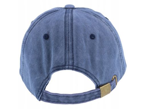 Czapka z daszkiem bejsbolówka przecierana jeans