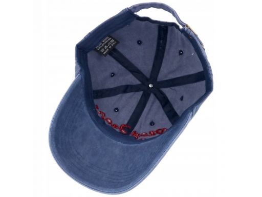 Czapka z daszkiem bejsbolówka przecierana jeans