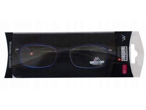 Okulary do czytania prostokątne unisex plusy