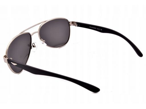 Pilotki damskie męskie okulary polaryzacyjne black