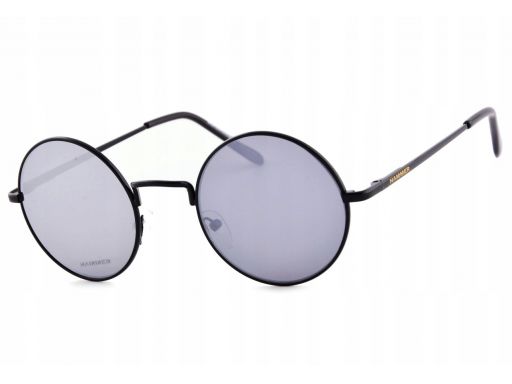 Okulary lenonki srebrne przeciwsłoneczne unisex