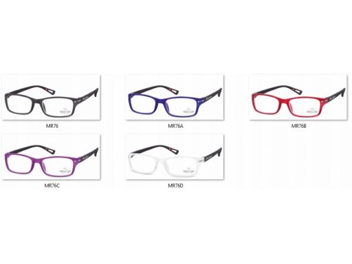 Okulary do czytania prostokątne unisex plusy