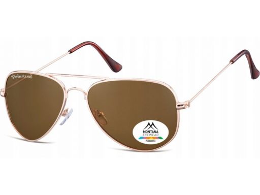 Pilotki męskie damskie aviator polaryzacyjne metal
