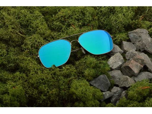 Pilotki okulary lustrzane aviator przeciwsłoneczne