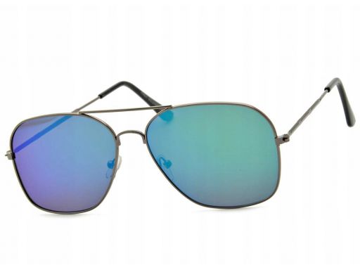 Pilotki okulary lustrzane aviator przeciwsłoneczne