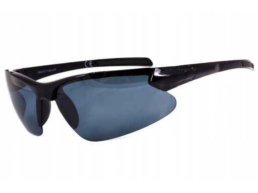 Polaryzacyjne okulary sportowe czarne i żółte