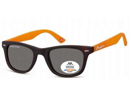 Okulary polaryzacyjne nerdy damskie męskie orange