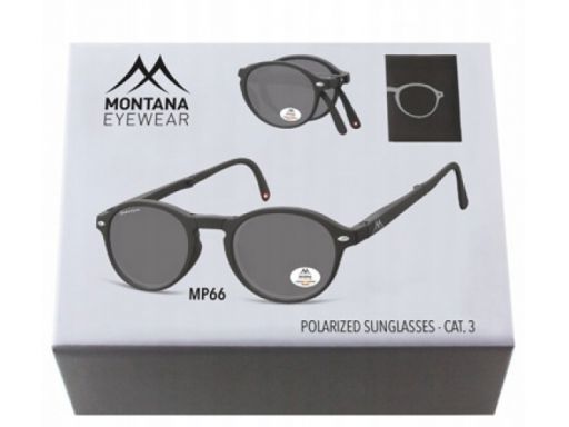Składane polaryzacyjne okulary unisex lenonki mat
