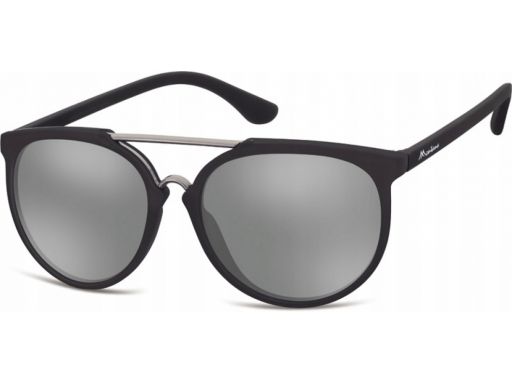 Okulary unisex przeciwsłoneczne aviator czarne